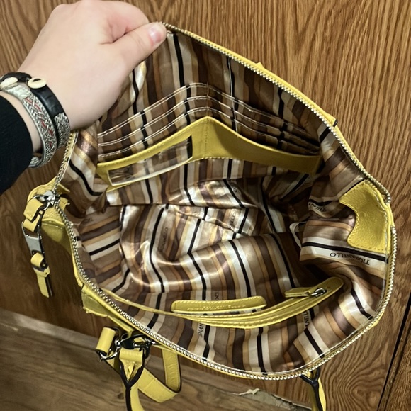 Tignanello Bags Mustard Yellow Leather Tignanello Purse Poshmark